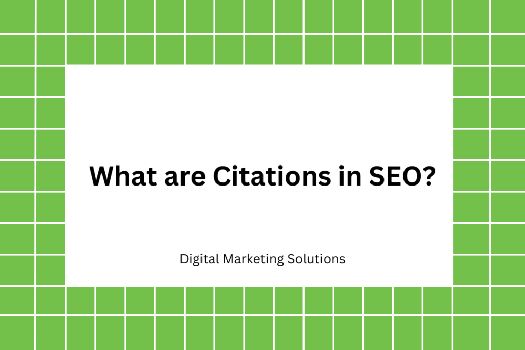 What are Citations in SEO